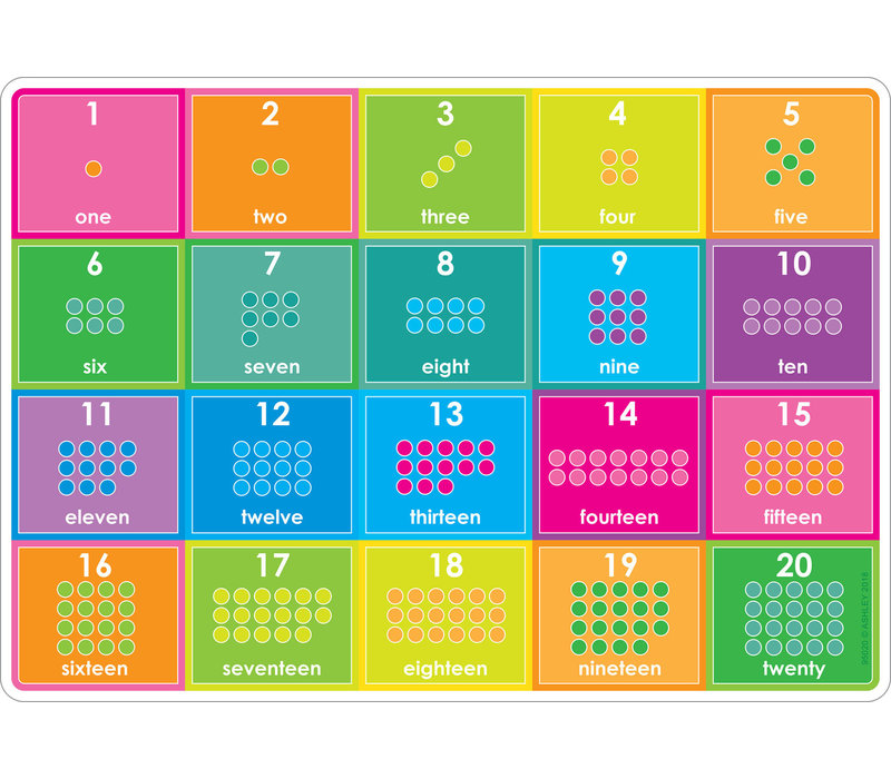 Learning Mat ABC's & Numbers 1-20*