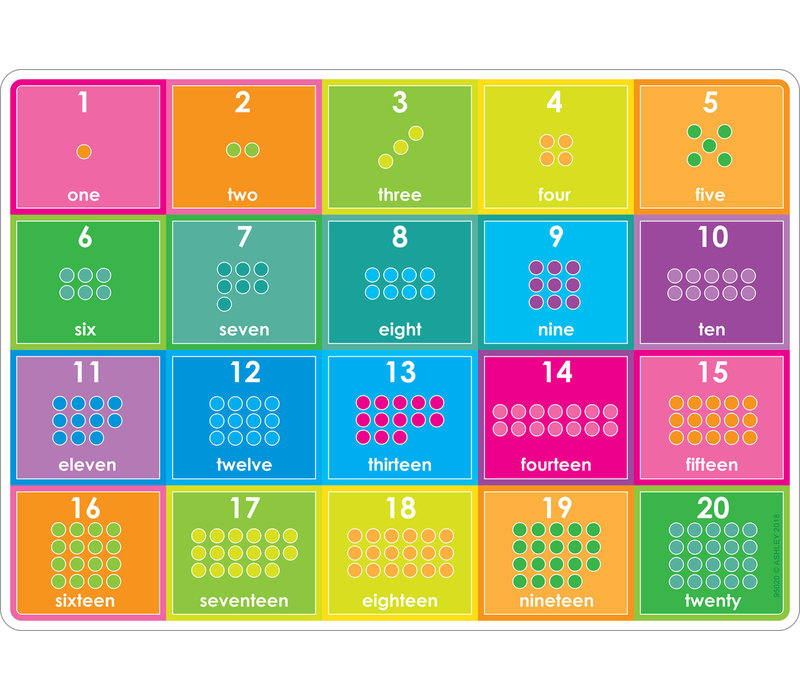 Learning Mat ABC's & Numbers 1-20