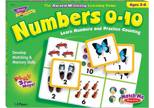 Trend Enterprises Numbers 0-10 - Match Me Game (D)*