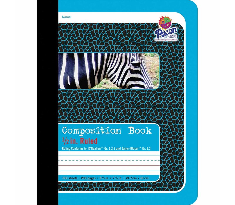 Primary Junior Ruled Composition Book - BLUE