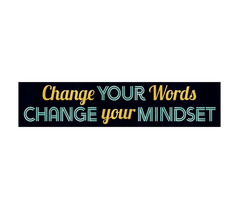 Change Your Words... Quotable Expressions® Banner – 3 Feet