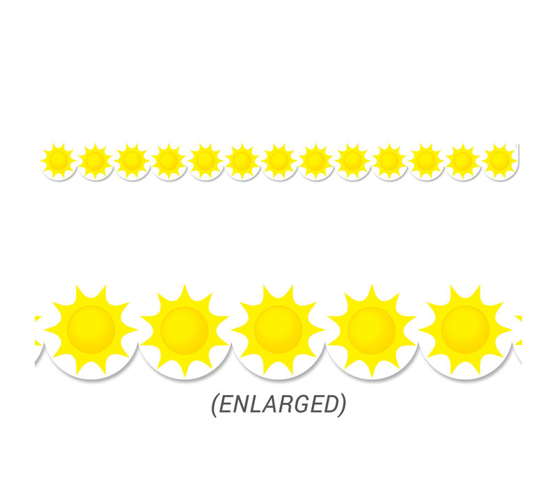 Suns Die-Cut Border  (D)*