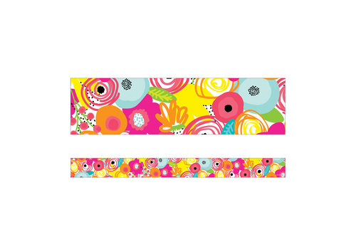 Carson Dellosa Floral Straight Borders* (D) Carson Dellosa Floral Straight Borders* (D)