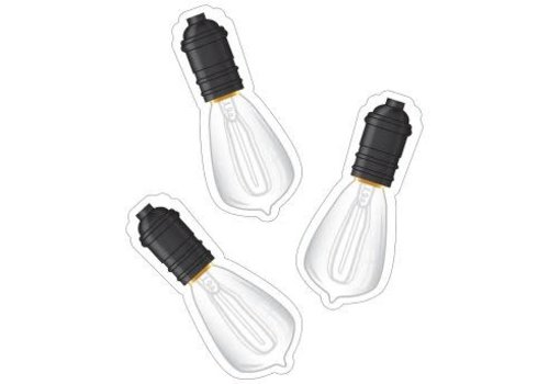 Carson Dellosa Vintage Light Bulb Cut-Outs/Accents (D)
