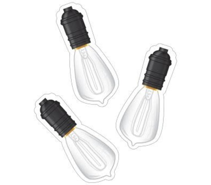Vintage Light Bulb Cut-Outs/Accents (D)