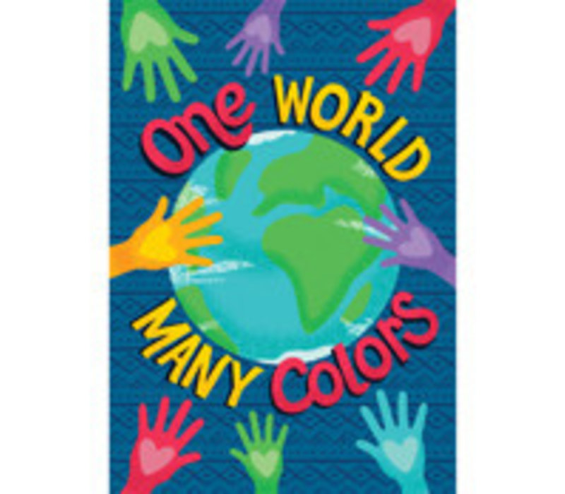 One World Many Colors Poster* (D)