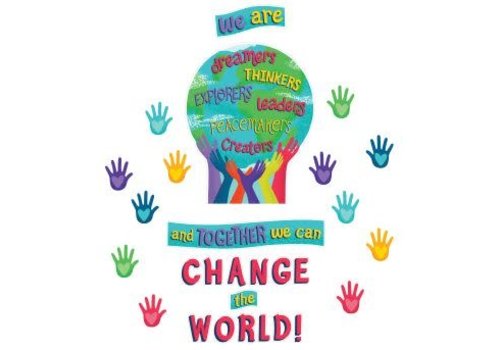 Carson Dellosa Together We Can Change the World Bulletin Board Set