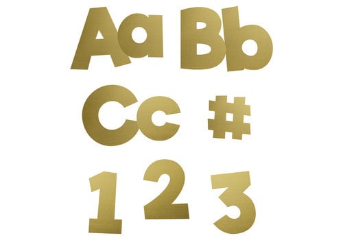 Carson Dellosa Gold Foil Combo Pack EZ Letters* (D)