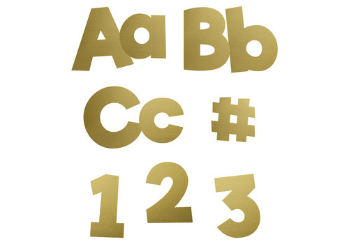 Carson Dellosa Gold Foil Combo Pack EZ Letters