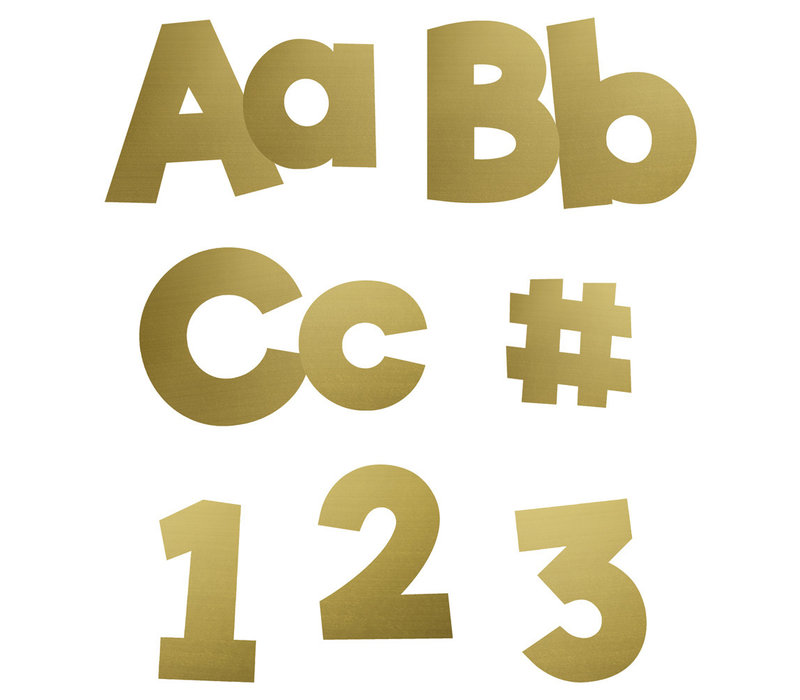 Gold Foil Combo Pack EZ Letters(D)
