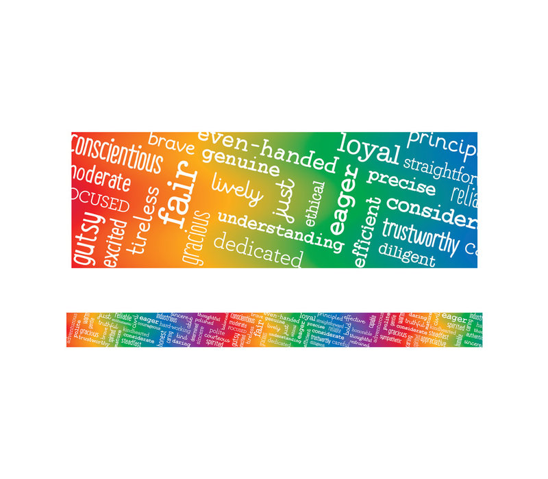 Positive Character Traits Straight Borders* (D)