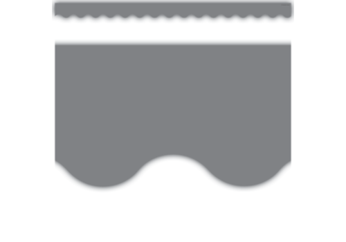 Teacher Created Resources Gray Scalloped Border Trim* Teacher Created Resources Gray Scalloped Border Trim*