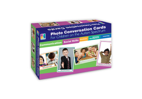 Carson Dellosa Photo Conversation Cards for Children with Autism and Asperger's