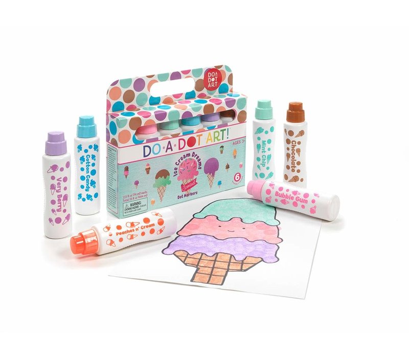 Do-A-Dot Ice Cream Dreams Scented Dot Markers 6-pack