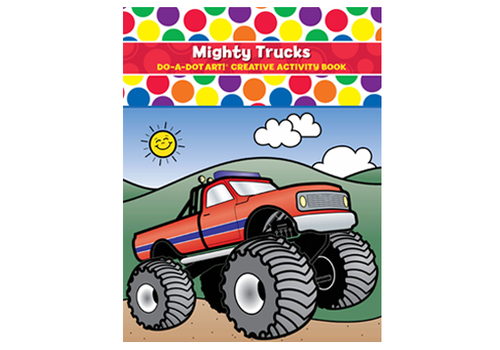 Do a Dot Do-A-Dot Play & Learn Mighty Trucks Activity Book