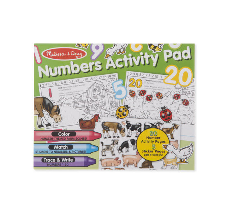 Numbers Jumbo Sticker and Activity Pad *