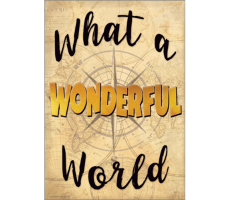 What a Wonderful World Positive Poster