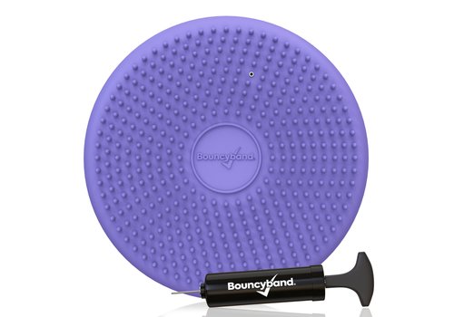 Bouncybands Wiggle Seat Big Sensory Cushion Purple 33cm