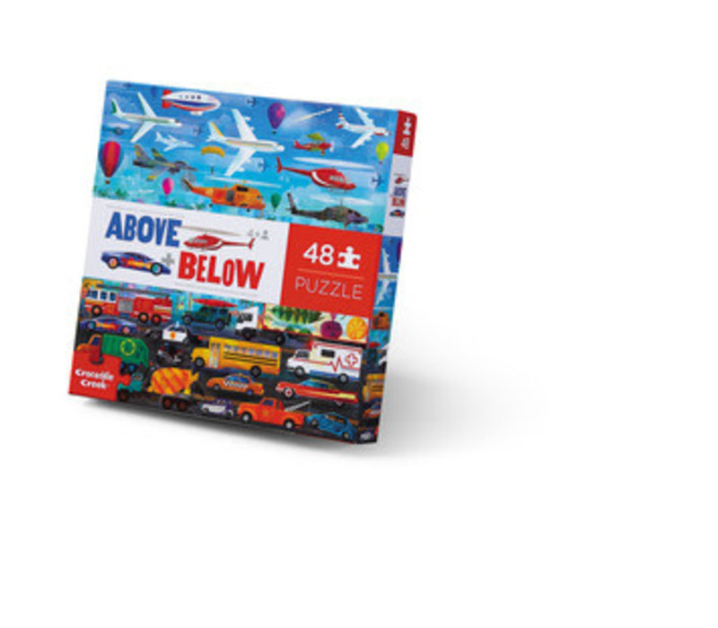 Above + Below 48 Piece Puzzle -Things that Go*