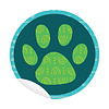 Carson Dellosa One World Floor Decals - Paw Print(D)