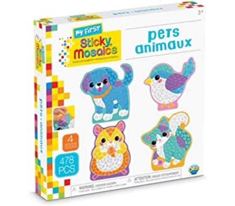 My First Sticky Mosaics Pets