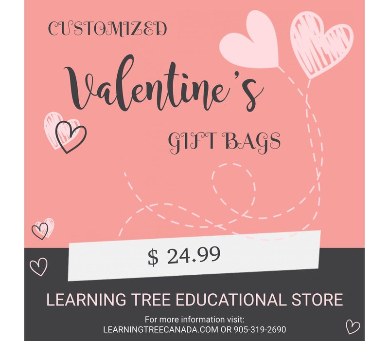 Customizable Valentine Gift Bag $24.99 *