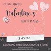 Customizable Valentine Gift Bag $45.99