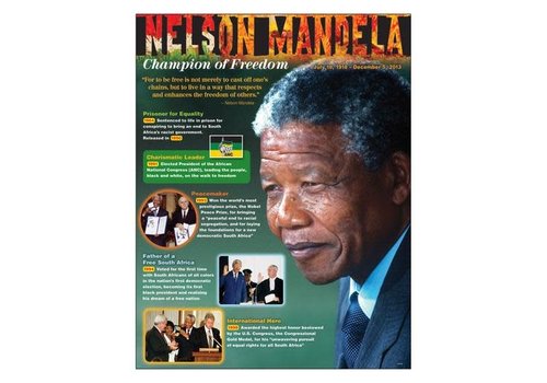 Trend Enterprises Nelson Mandela Poster (D)*