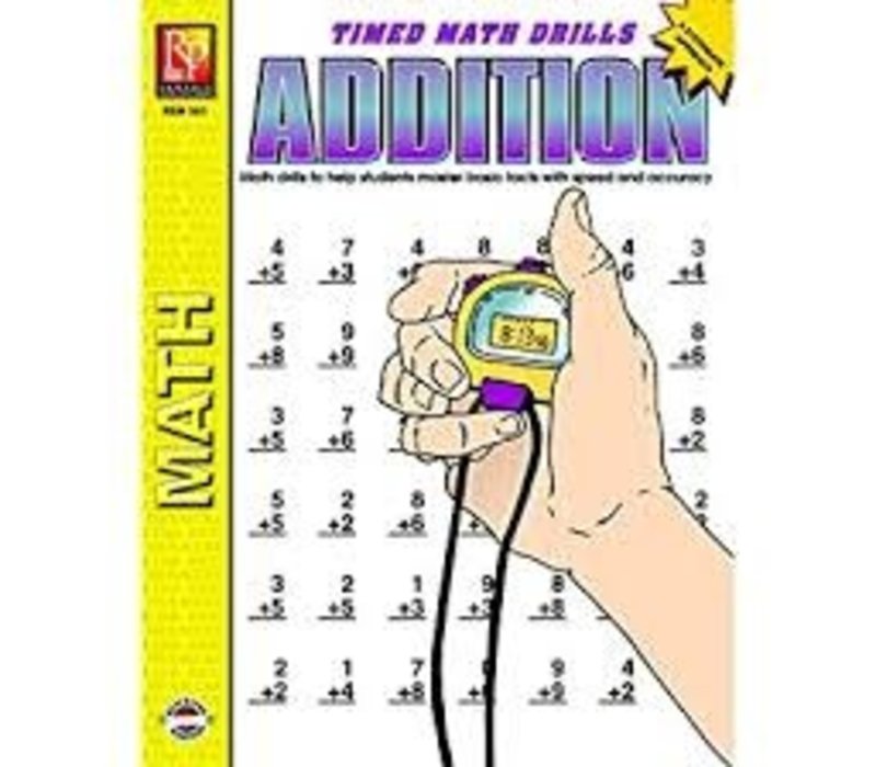 Easy Timed Math Drills: Addition
