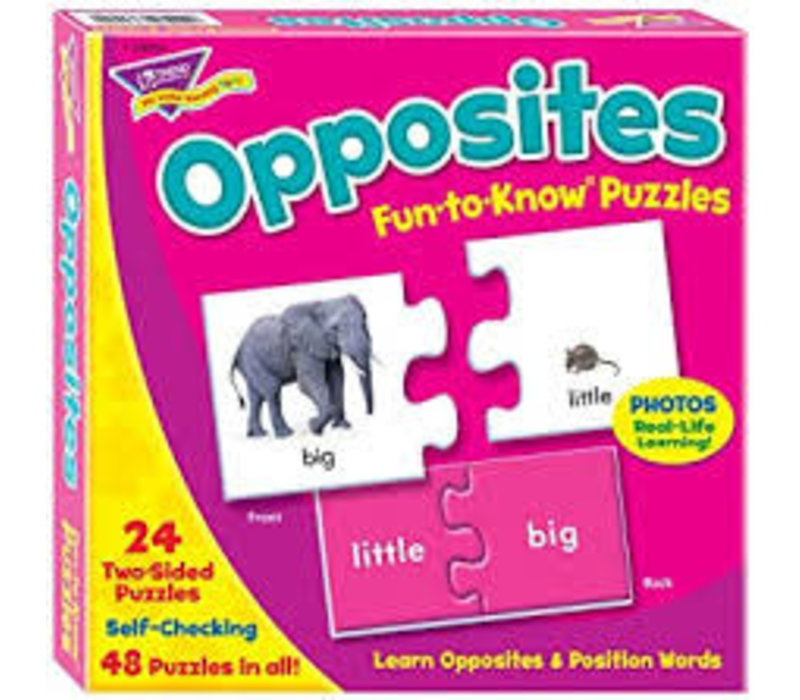 Opposites Fun to Know Puzzle (D)*