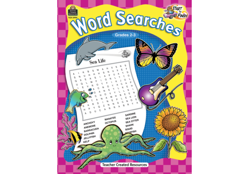 Teacher Created Resources Start to Finish: Word Searches (Gr. 2-3)