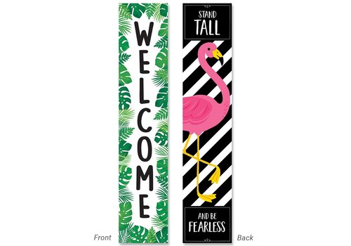 Creative Teaching Press Palm Paradise Welcome Banner, Double-Sided