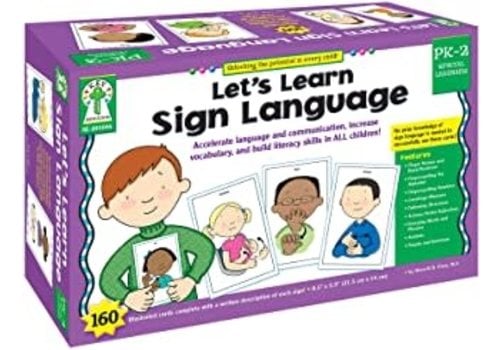 Let's Learn Sign Language Learning Cards