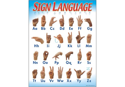 Trend Enterprises Sign Language Poster (D)*