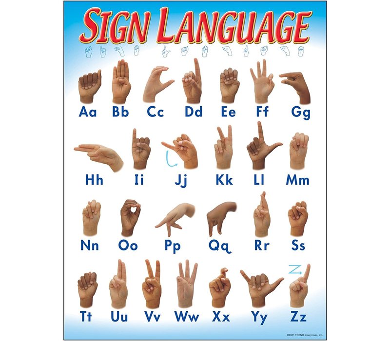 Sign Language Poster (D)*