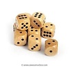 Wooden Dice, 6-sided*