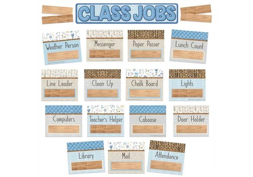 EUREKA A Close-Knit Class  Class Jobs Mini Bulletin Board Set