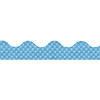 A Close Knit Class Blue Pointelle Deco Trim (D)