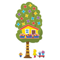 A Teachable Town Large Seasonal Tree House Bulletin Board Set *