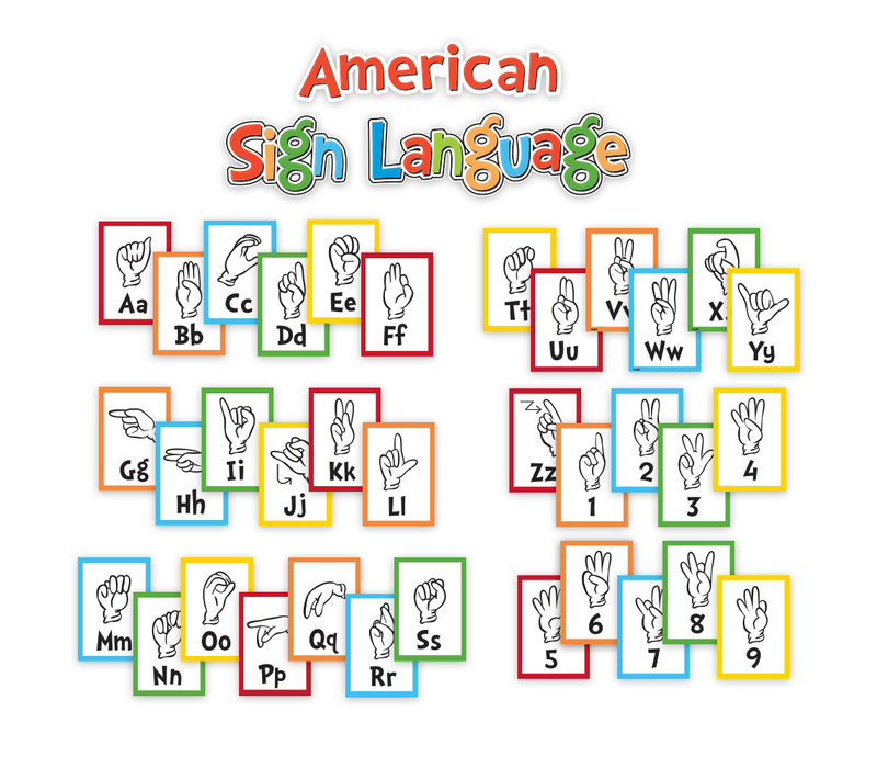 Dr. Seuss Sign Language Alphabet and Number Mini Bulletin Board Set*