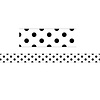 Black Polka Dots Wide Border*