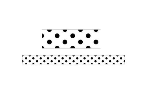 Creative Teaching Press Black Polka Dots Wide Border* Creative Teaching Press Black Polka Dots Wide Border*