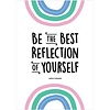 Creative Teaching Press Rainbow Doodles - Be the best reflection ... .Poster