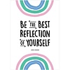 Rainbow Doodles - Be the best reflection ... .Poster*