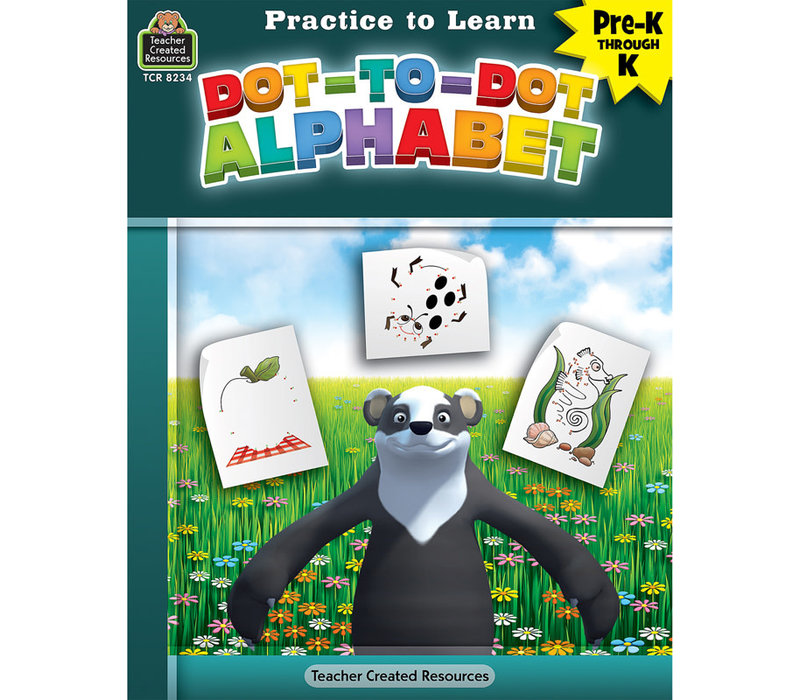 Practice to Learn - Dot to Dot Alphabet*