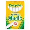 Crayola Crayola White Anti-Dust  Chalk 12 pack