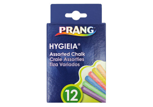 REEVES & POOLE Coloured Chalk, 12 pack, Dustless*