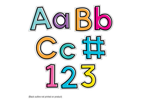 Carson Dellosa Kind Vibes Combo Pack 4" EZ Letters* Carson Dellosa Kind Vibes Combo Pack 4" EZ Letters*