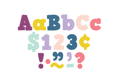 Teacher Created Resources Oh Happy Day - Bold Block Letters 4"*