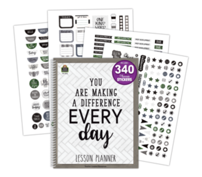 You are Making a Difference Every Day - Lesson Planner